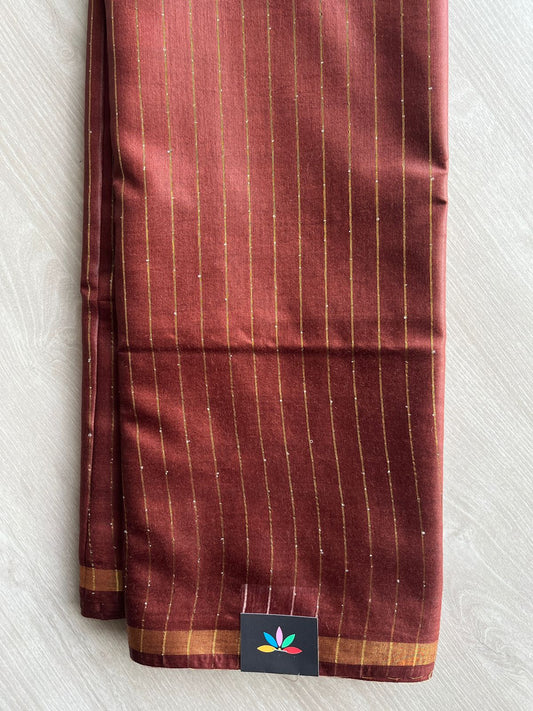 Easy -Drape Striped Blended Art Silk Saree-27604