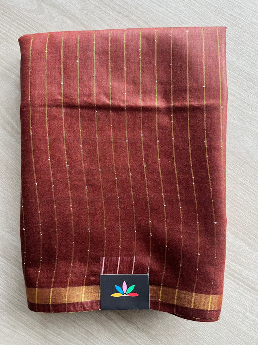 Easy -Drape Striped Blended Art Silk Saree-27604