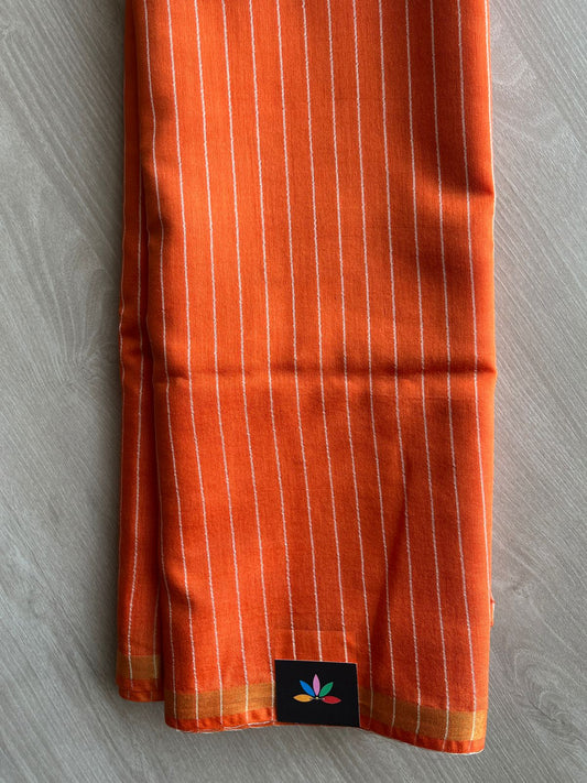 Easy -Drape Striped Blended Art Silk Saree-27605