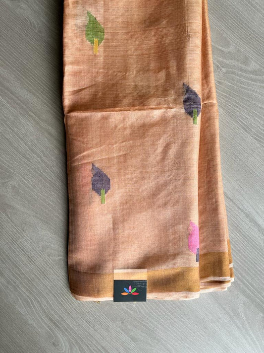 Handwoven Silk Tissue Jamdani Saree -8930