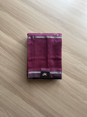 Printed Handwoven Mangalagiri Silk Cotton Saree -14154