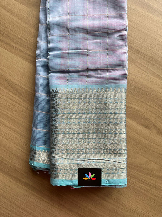 Handloom Mangalagiri Silk Cotton Saree -14797