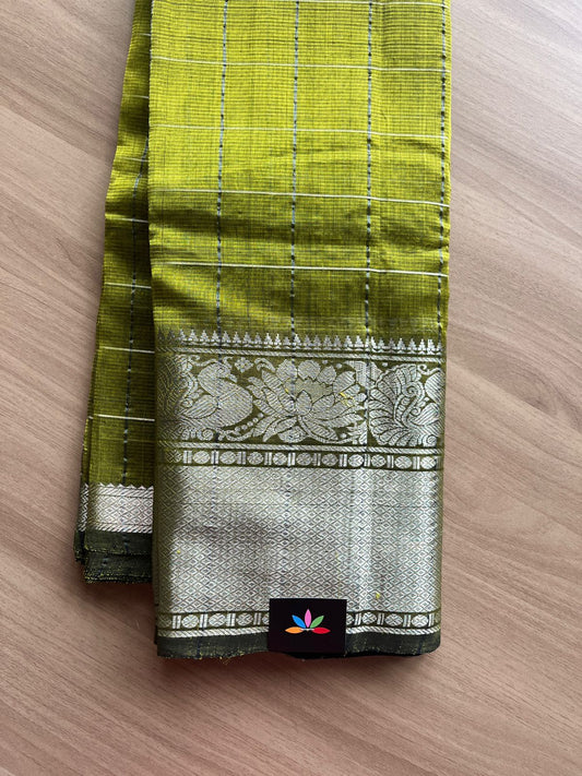 Handloom Mangalagiri Silk Cotton Saree -14798