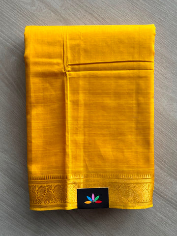 Traditional Kanchi Border Mangalagiri Pattu Saree - 35026