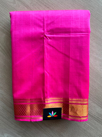 Traditional Kanchi Border Mangalagiri Pattu Saree - 35031