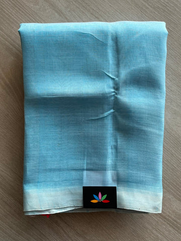 Ikkat Pallu and Blouse Mangalagiri Silk Cotton Saree - 35036