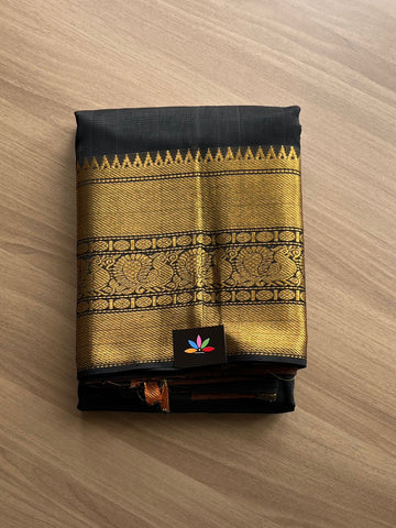 Big Border Handloom Mangalagiri Silk Cotton Saree-14195