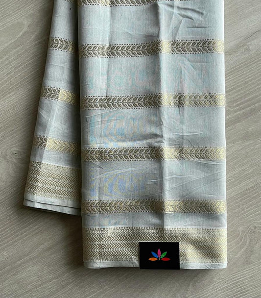 Handloom Maheshwari Silk Cotton Sarees -8670