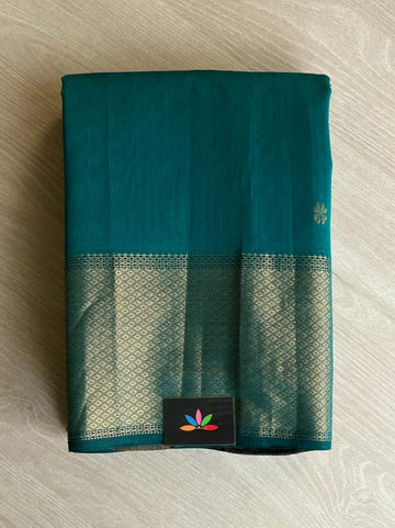 Big Border Handwoven Maheshwari Silk Cotton Saree -8496