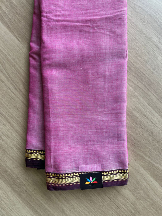 Narayanpet Mercerized Cotton Saree -19489