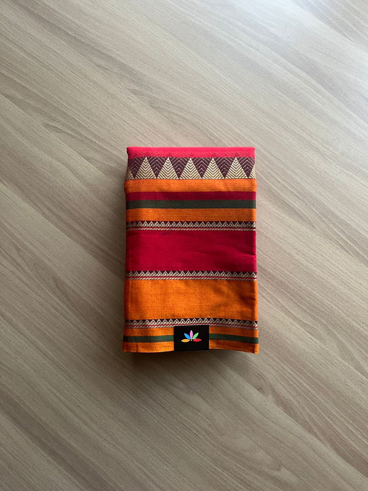 Temple Border Narayanpet Mercerized Cotton Saree -14923