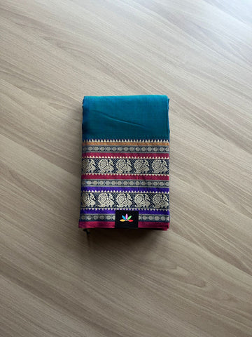 Annam Border Narayanpet Mercerized Cotton Saree -14928