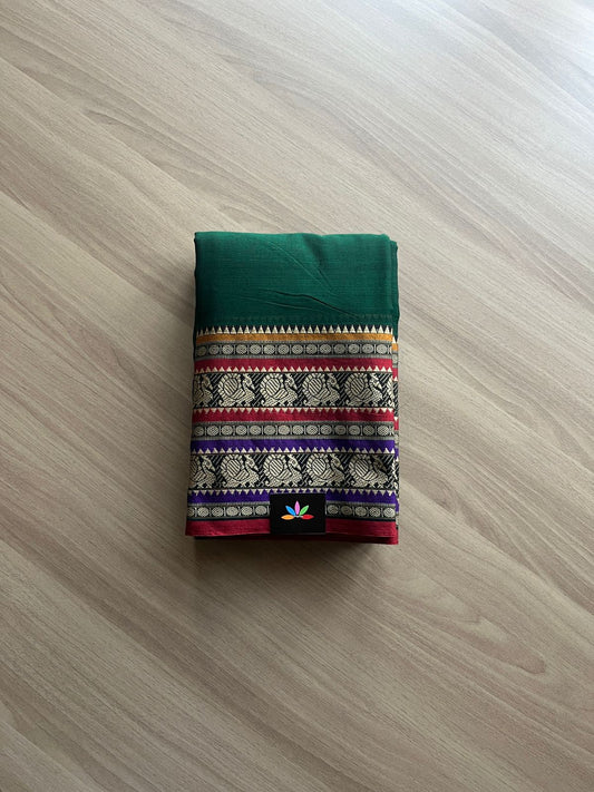 Annam Border Narayanpet Mercerized Cotton Saree -14930