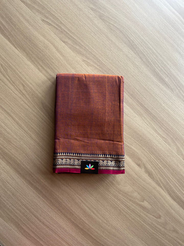 Mango Border Narayanpet Mercerized Cotton Saree -14980