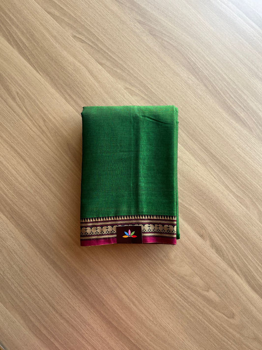 Mango Border Narayanpet Mercerized Cotton Saree -14983