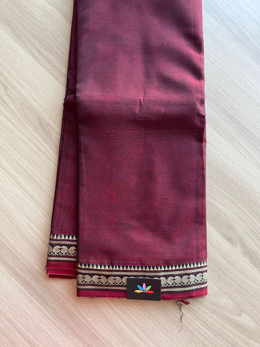 Mango Border Narayanpet Mercerized Cotton Saree -14988