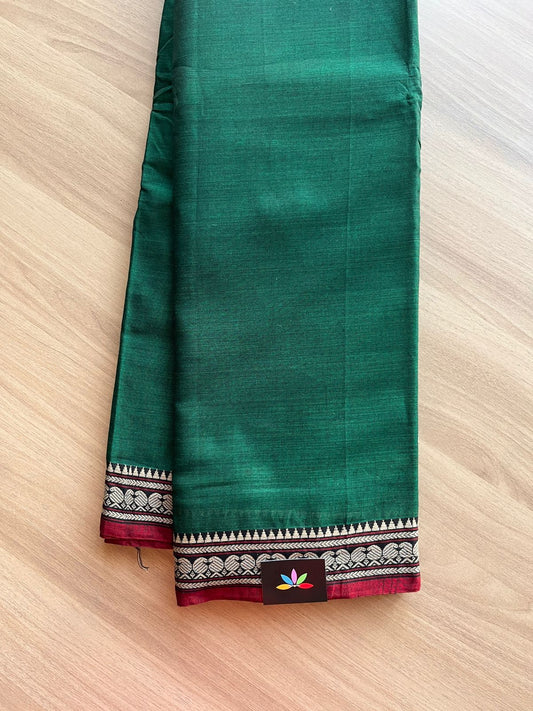 Mango Border Narayanpet Mercerized Cotton Saree -14989