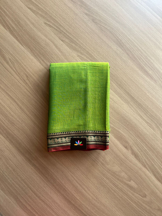 Mango Border Narayanpet Mercerized Cotton Saree -14992