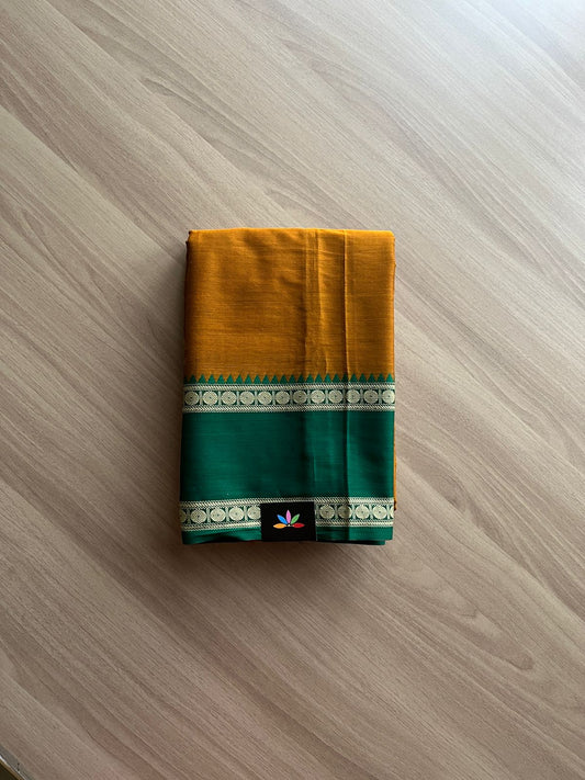 Ganga Jamuna Border Narayanpet Mercerized Cotton Saree -14997