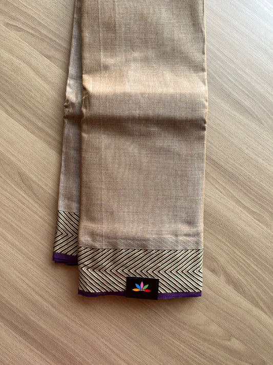 Arrow Border Narayanapet Mercerized Cotton Saree -15572-15573