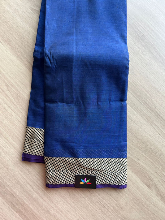 Arrow Border Narayanapet Mercerized Cotton Saree -15576-15577