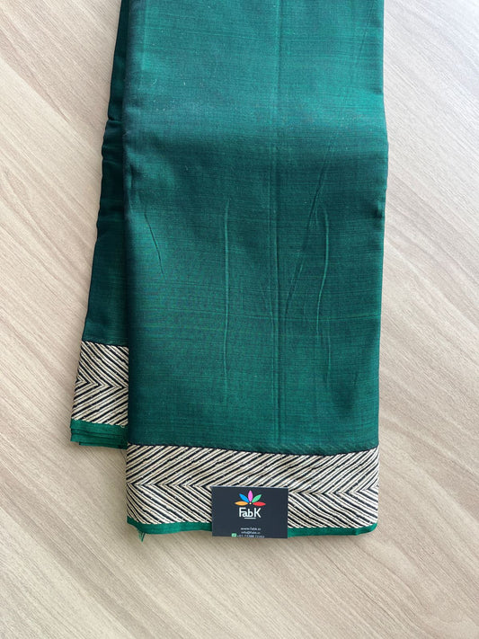 Arrow Border Narayanapet Mercerized Cotton Saree -16595-16596