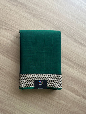 Arrow Border Narayanapet Mercerized Cotton Saree -16595-16596