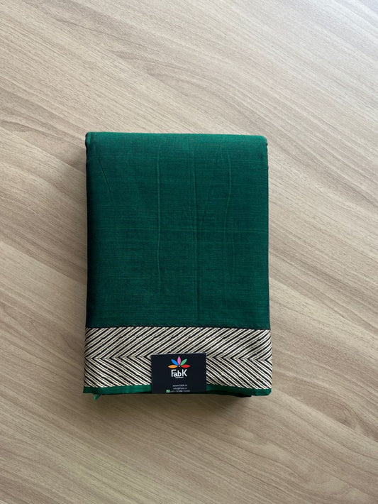 Arrow Border Narayanapet Mercerized Cotton Saree -16595-16596