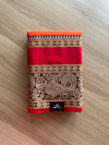 Long Annam Border Narayanpet Cotton Saree -22672