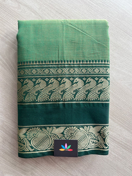 Long Mayil Border Narayanpet Cotton Saree -27171