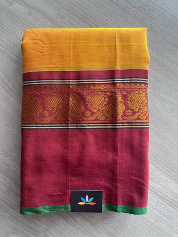 Long Annam Border Narayanpet Cotton Saree -27172