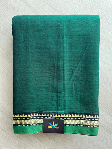 Small Border Narayanpet Mercerized Cotton Saree - 27854