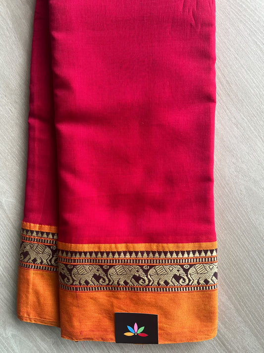 Narayanpet Mercerized Cotton Saree - 35809