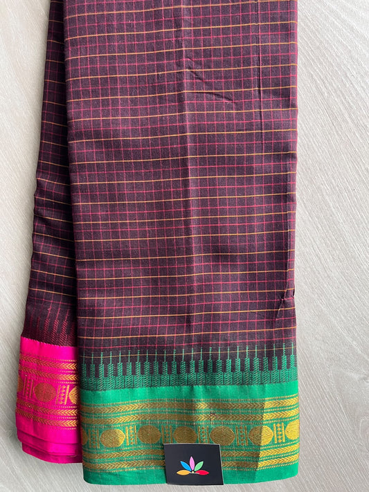 Narayanpet Mercerized Cotton Saree - 35821