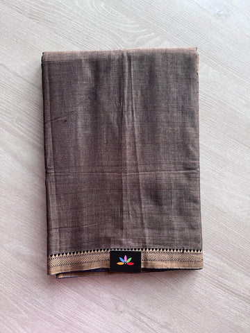 Small Border Narayanpet Mercerized Cotton Saree -9369-9373