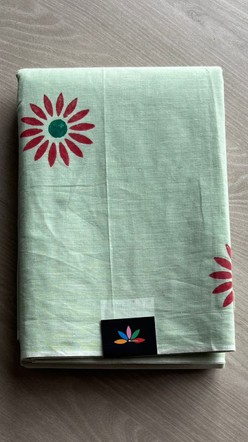 Simple Printed Cotton Saree -25735