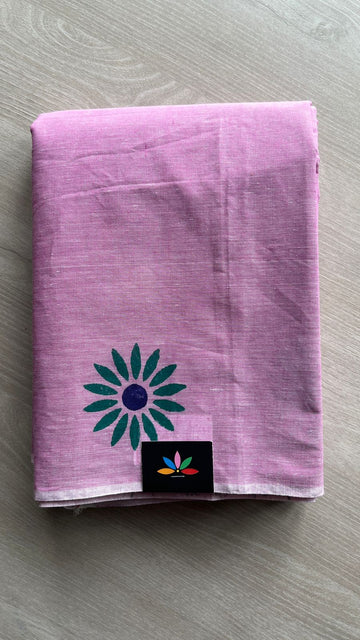 Simple Printed Cotton Saree -25736