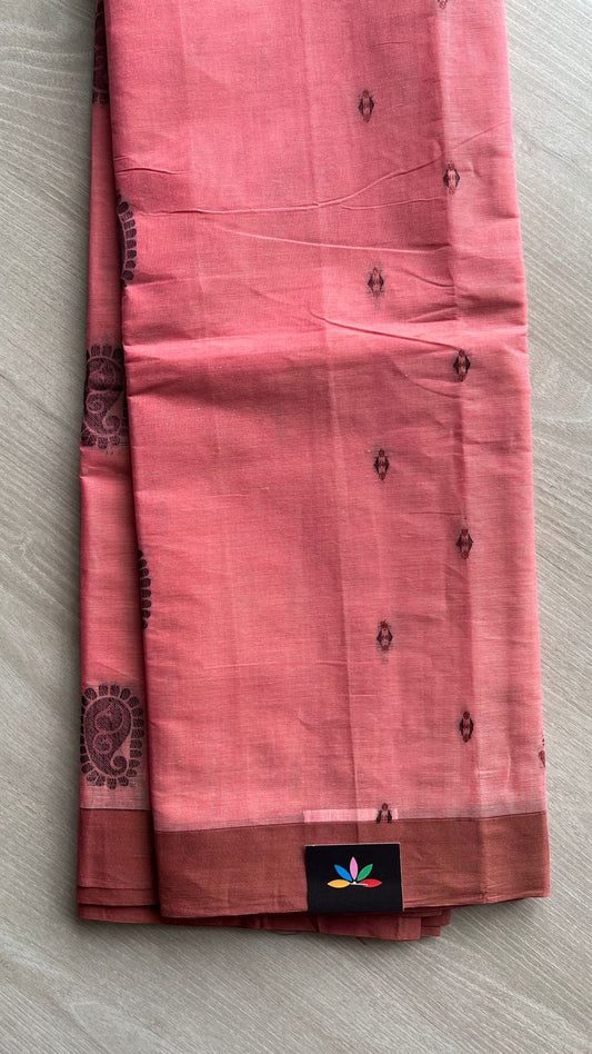 Woven Butta Cotton Saree -25740