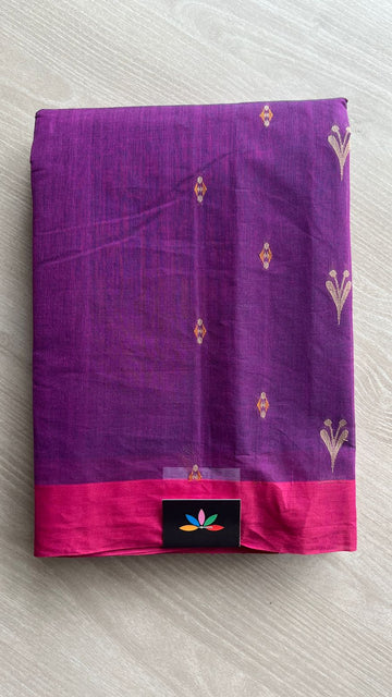 Woven Butta Cotton Saree -25741