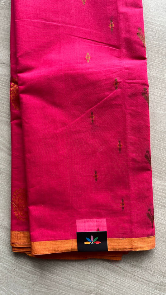 Woven Butta Cotton Saree -25742