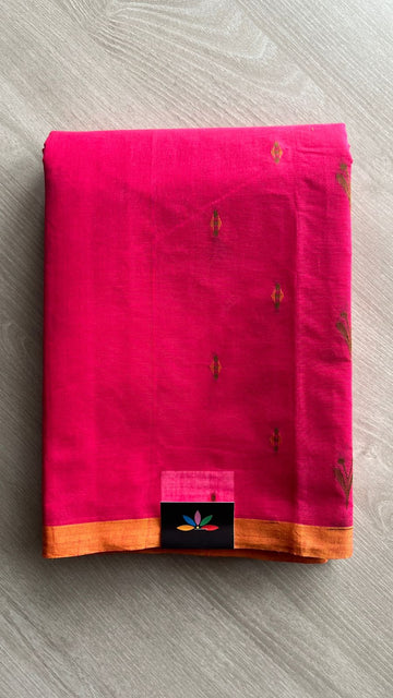 Woven Butta Cotton Saree -25742