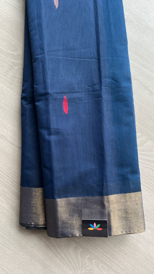 Ikkat Silk Cotton Saree -25744