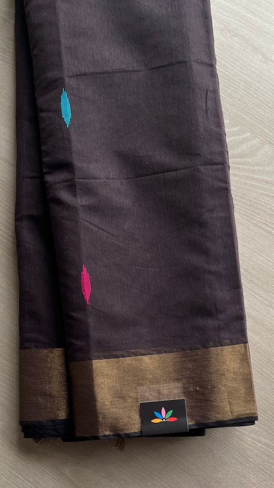 Ikkat Silk Cotton Saree -25746
