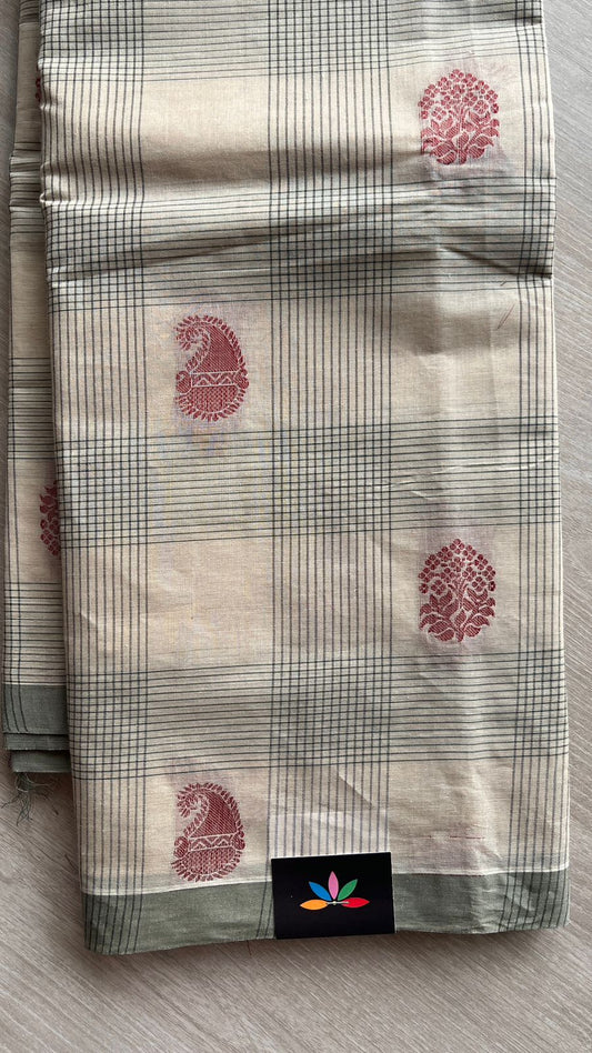 Woven Cotton Saree -25748