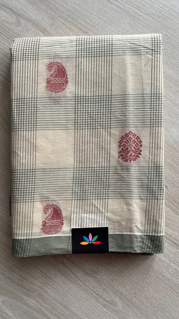 Woven Cotton Saree -25748