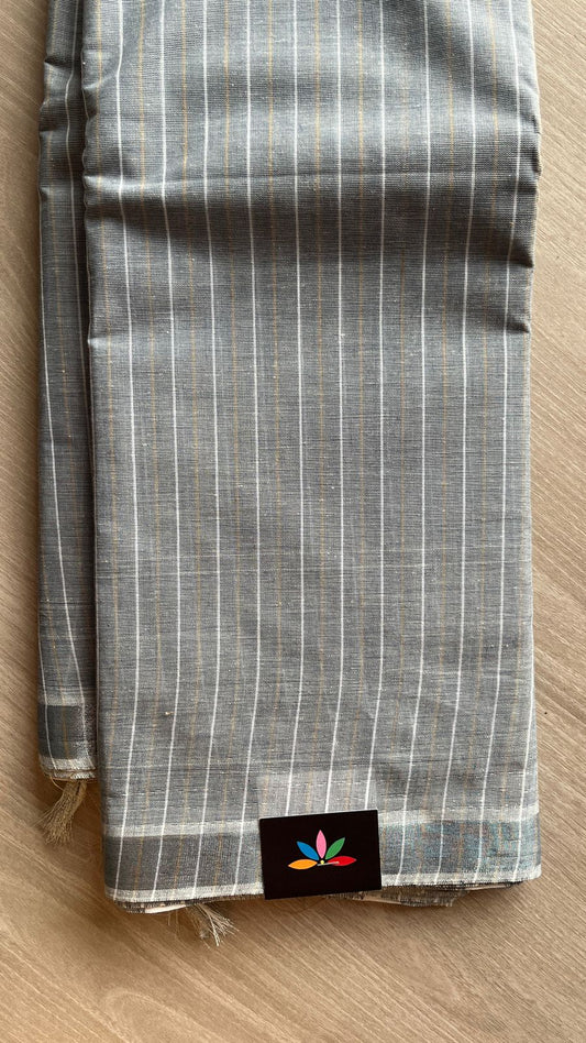 Striped Cotton Saree -25802