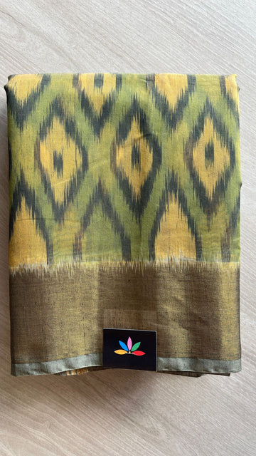 Varnikaa - All Over Ikkat Silk Cotton Saree -25804