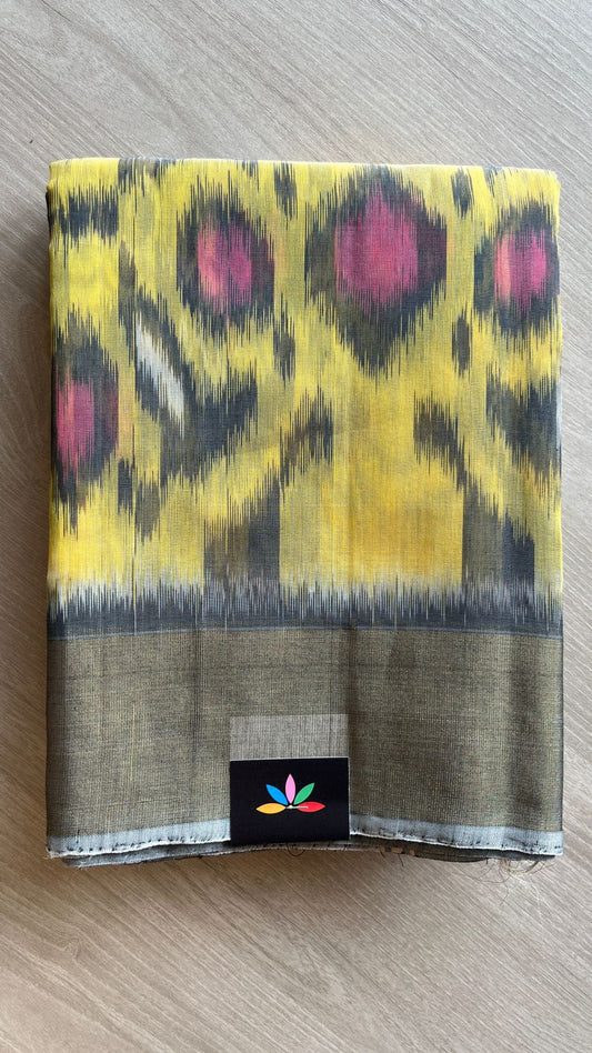 Varnikaa - All Over Ikkat Silk Cotton Saree -25807