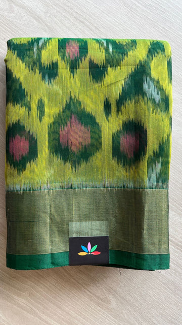 Varnikaa - All Over Ikkat Silk Cotton Saree -25809