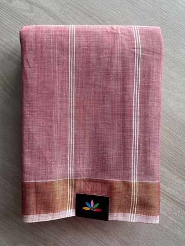 Striped Cotton Saree - 27106